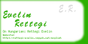 evelin rettegi business card